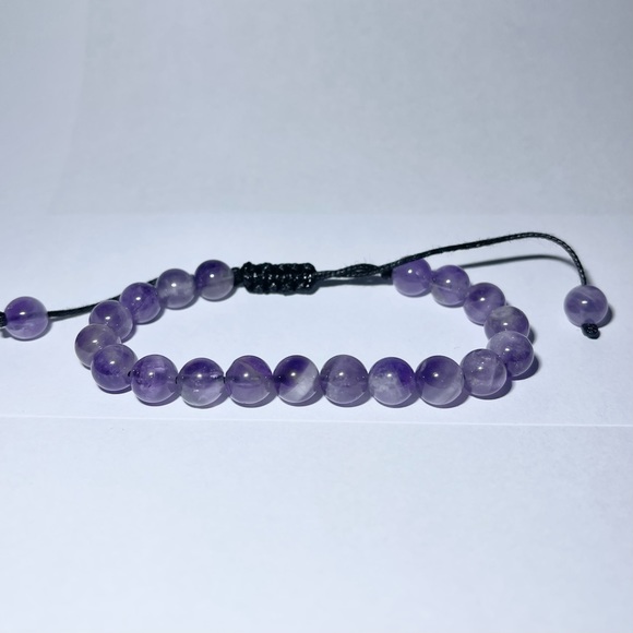 Amethyst Adjustable Bracelet - Picture 1 of 1